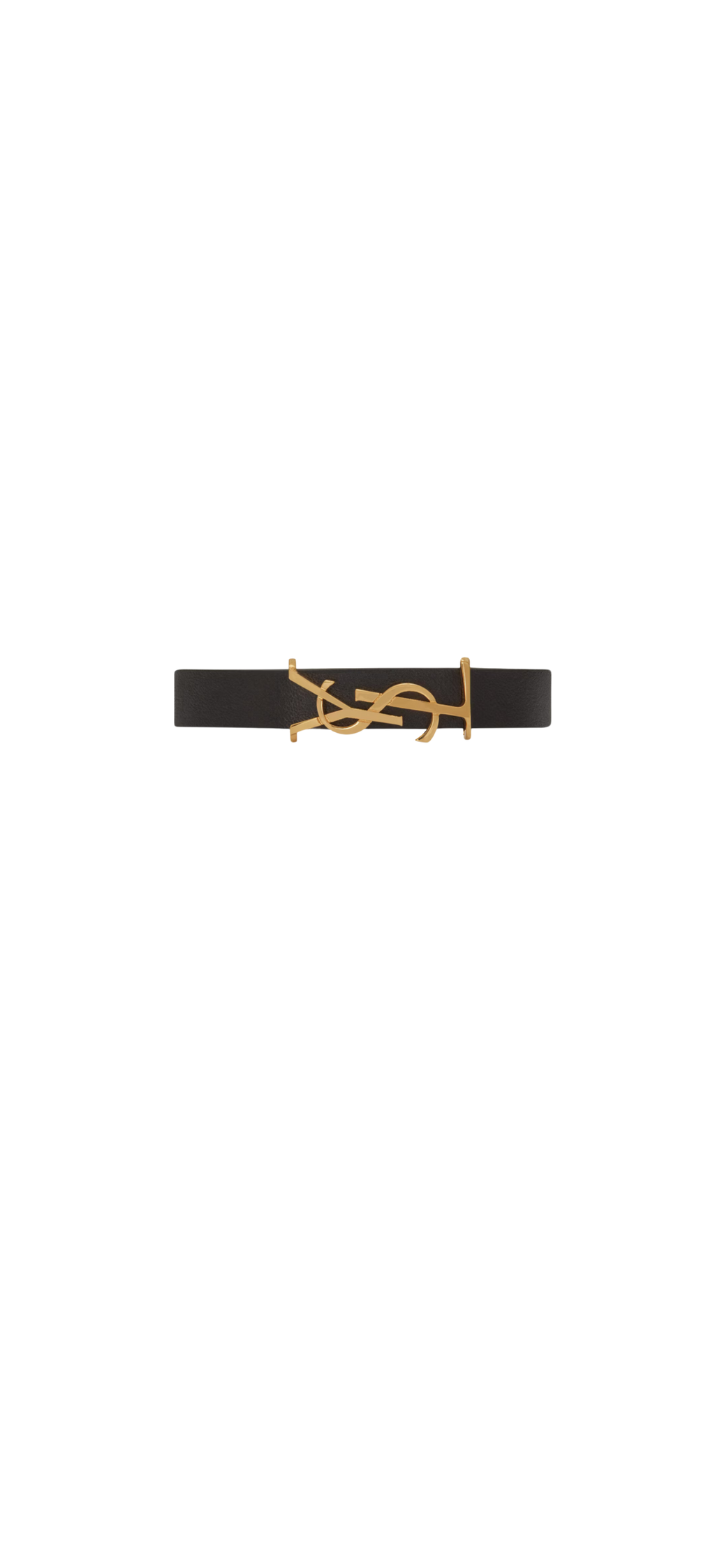 YSL leather bracelet