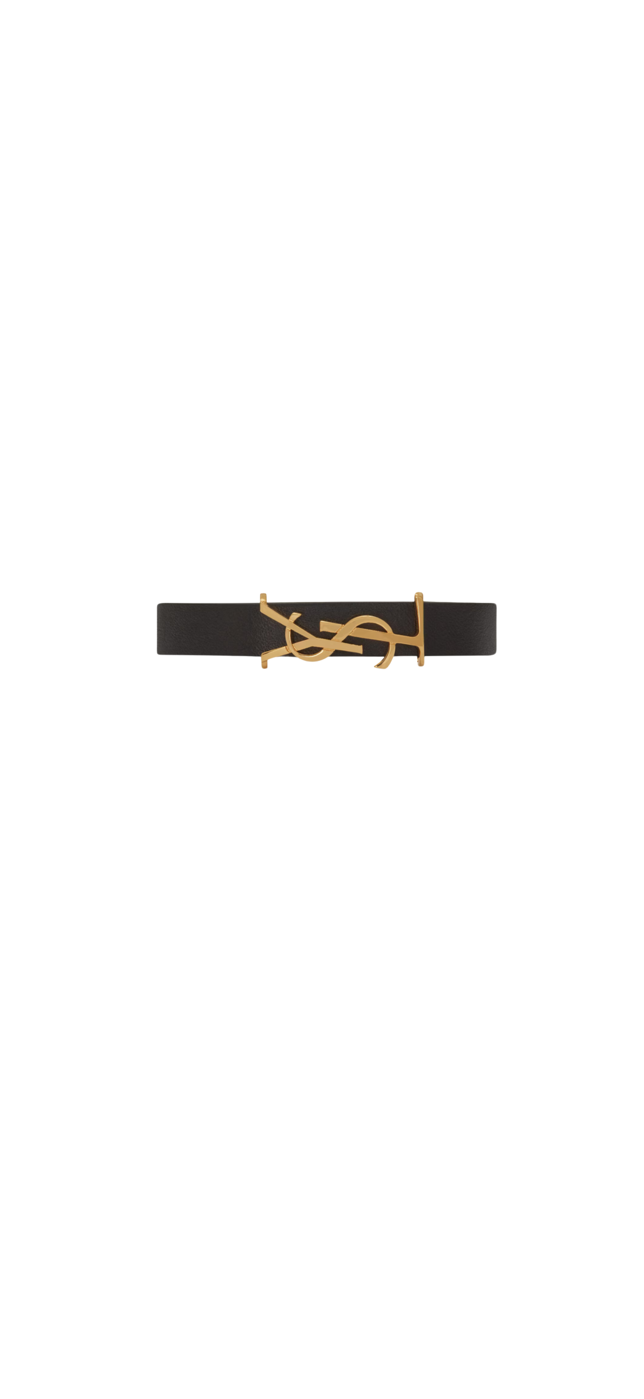 YSL leather bracelet