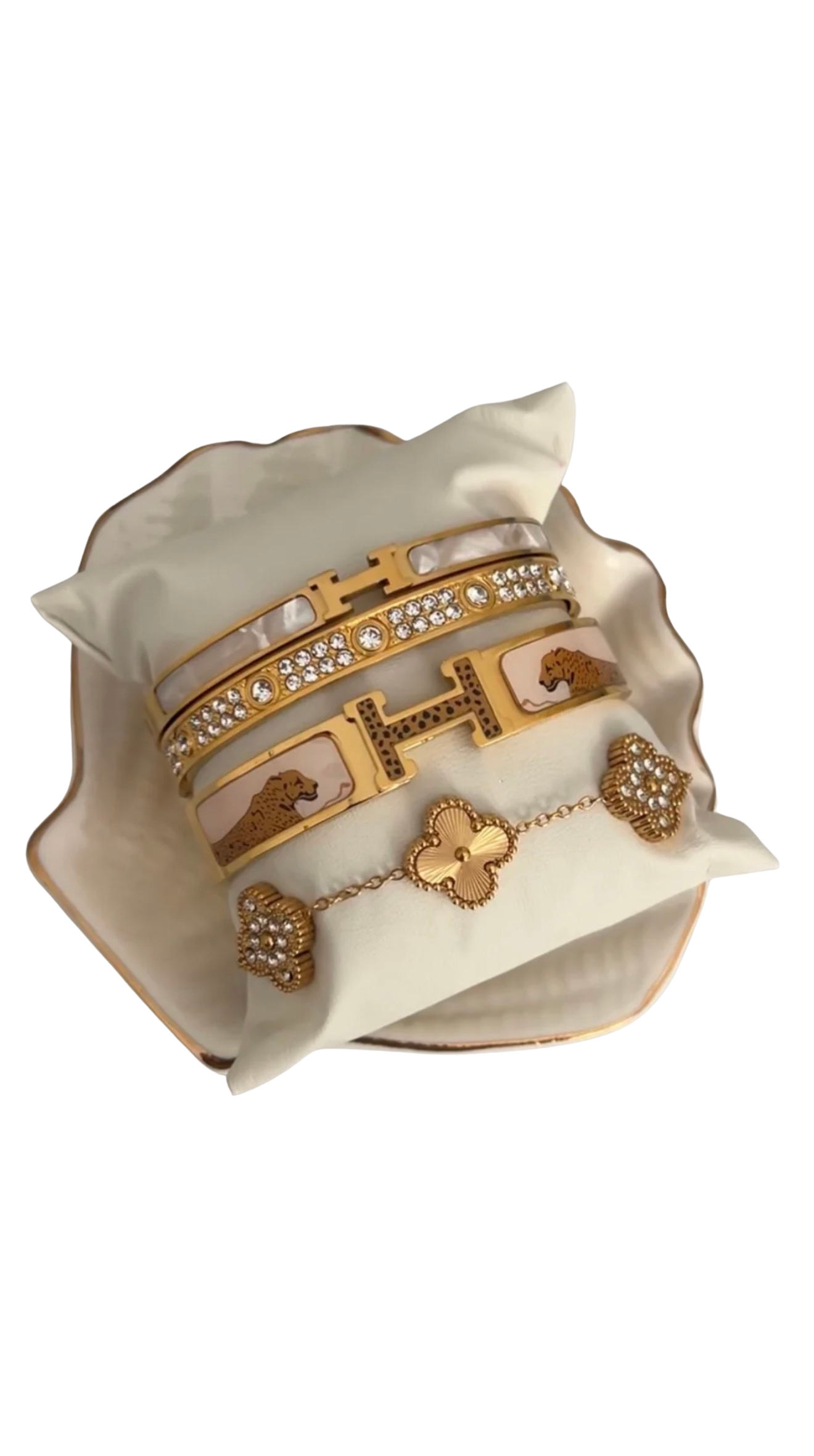 Stack Gold leopard
