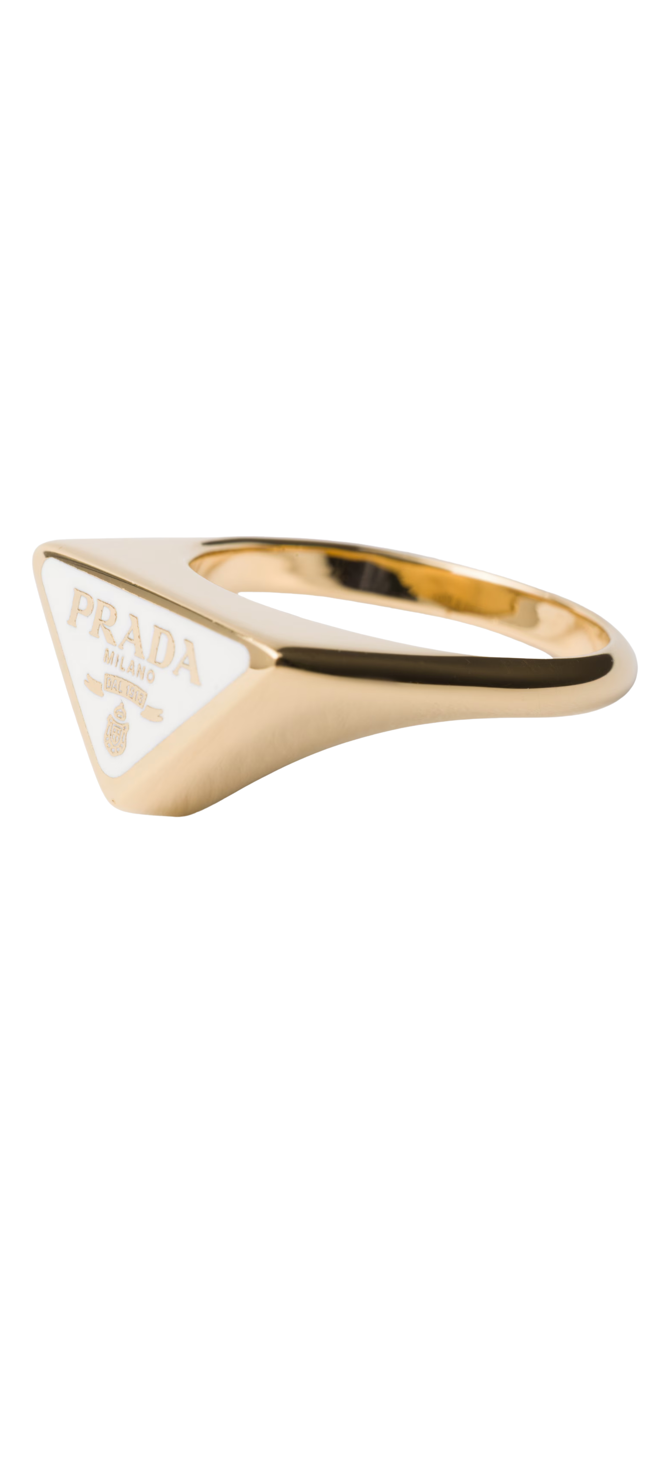 Enameled metal ring